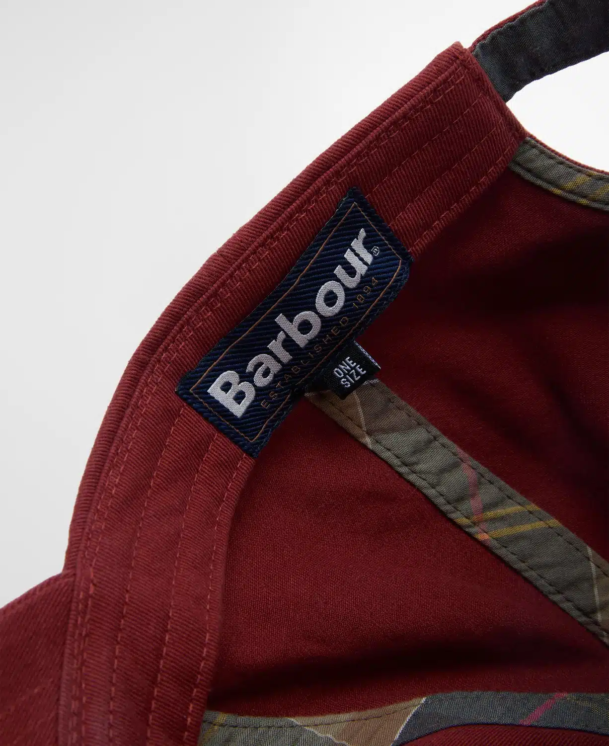 Casquette en coton Cascade Sports Cap Fired Brick Barbour