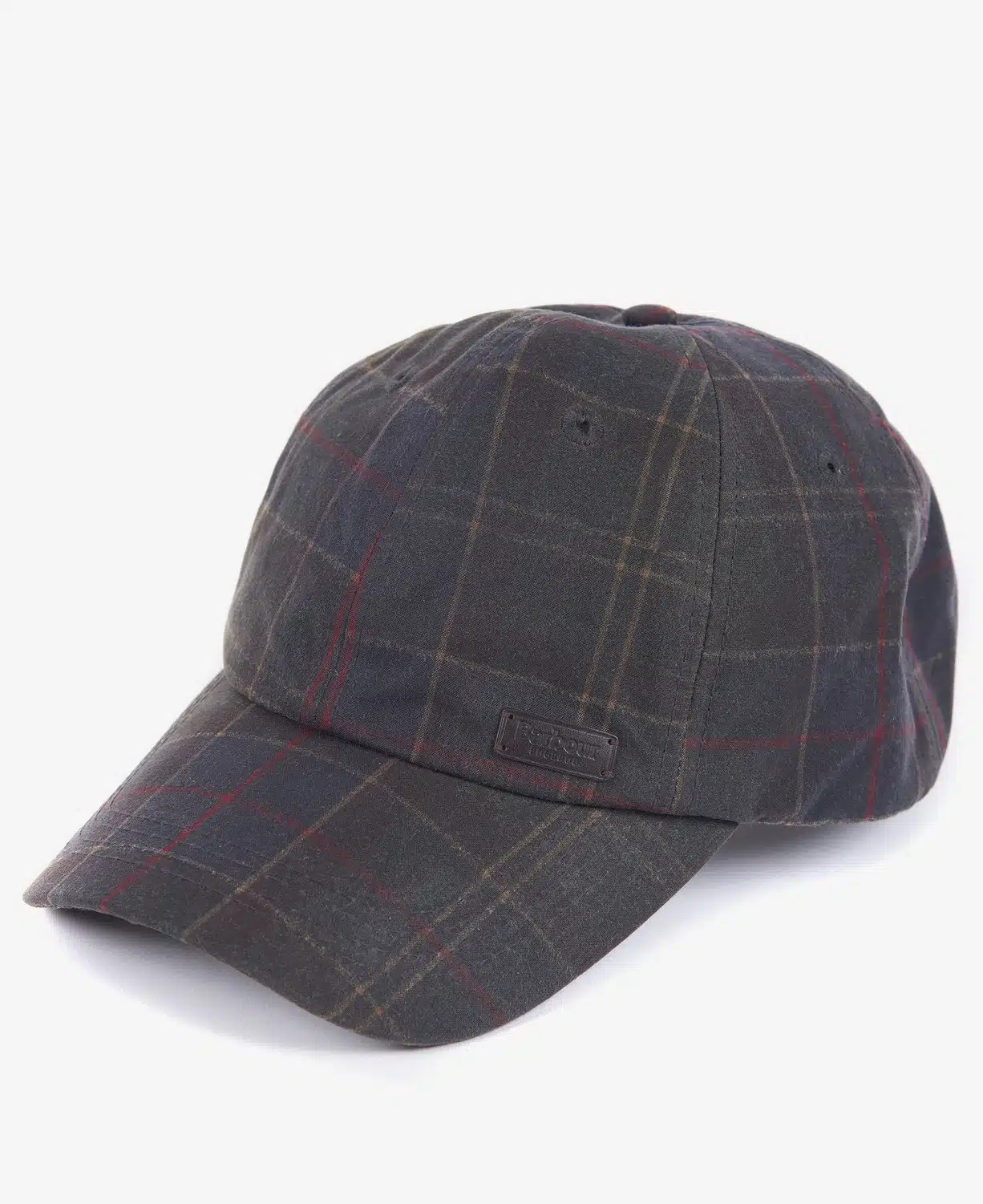 Casquette huilée en tartan Darwen Barbour
