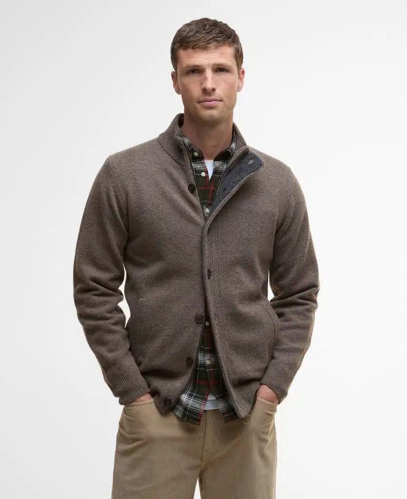 Gilet Patch Zip Through Barbour