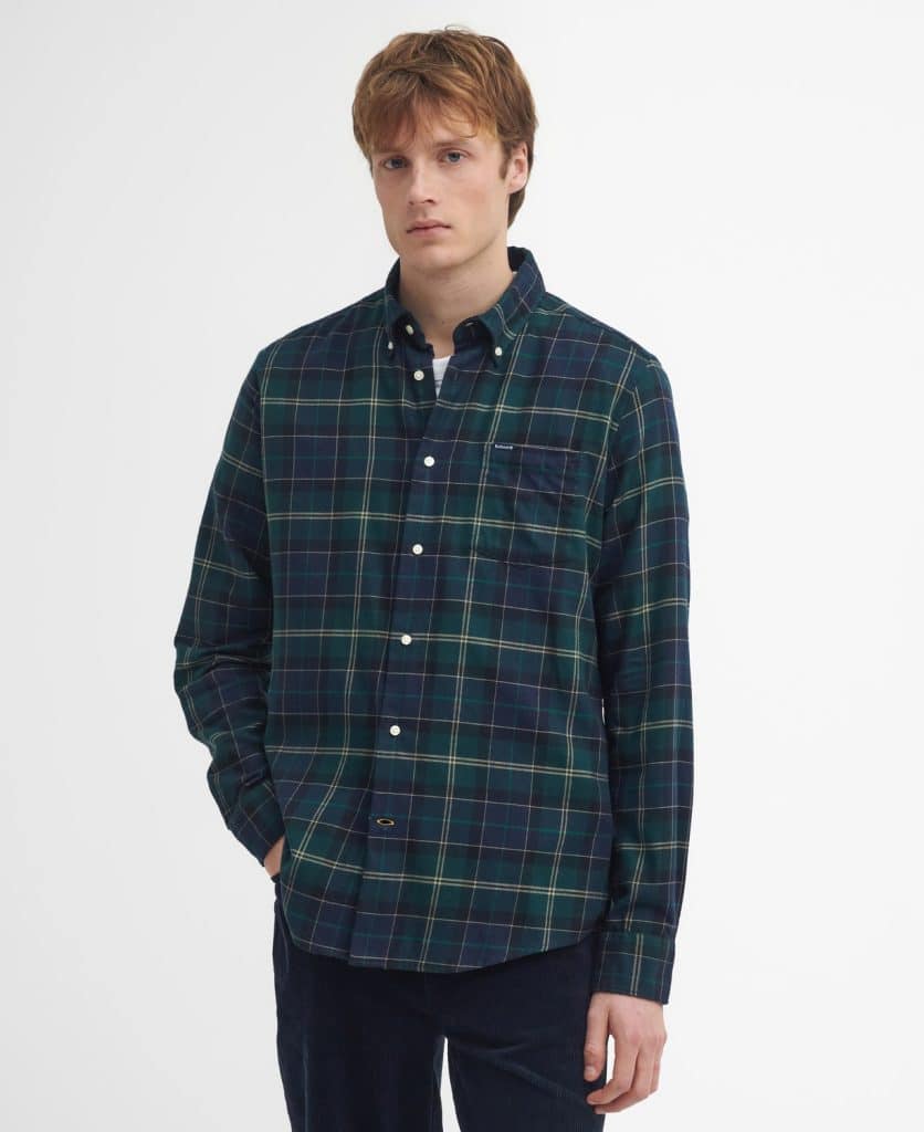 Chemise Fortrose homme Barbour greenloch tartan