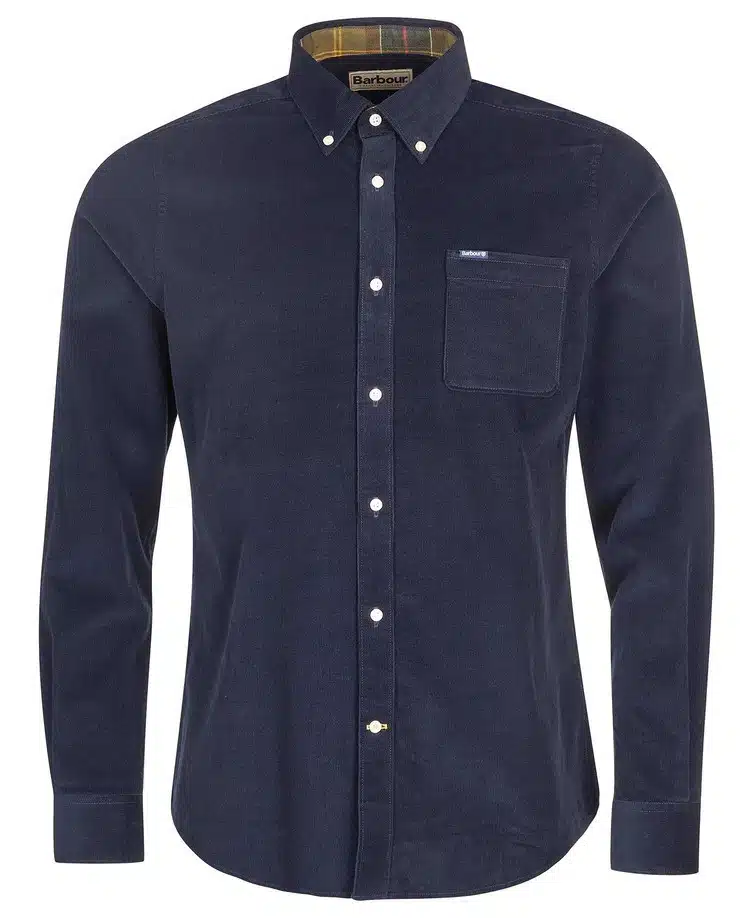 Chemise Ramsey Bleu marine Barbour