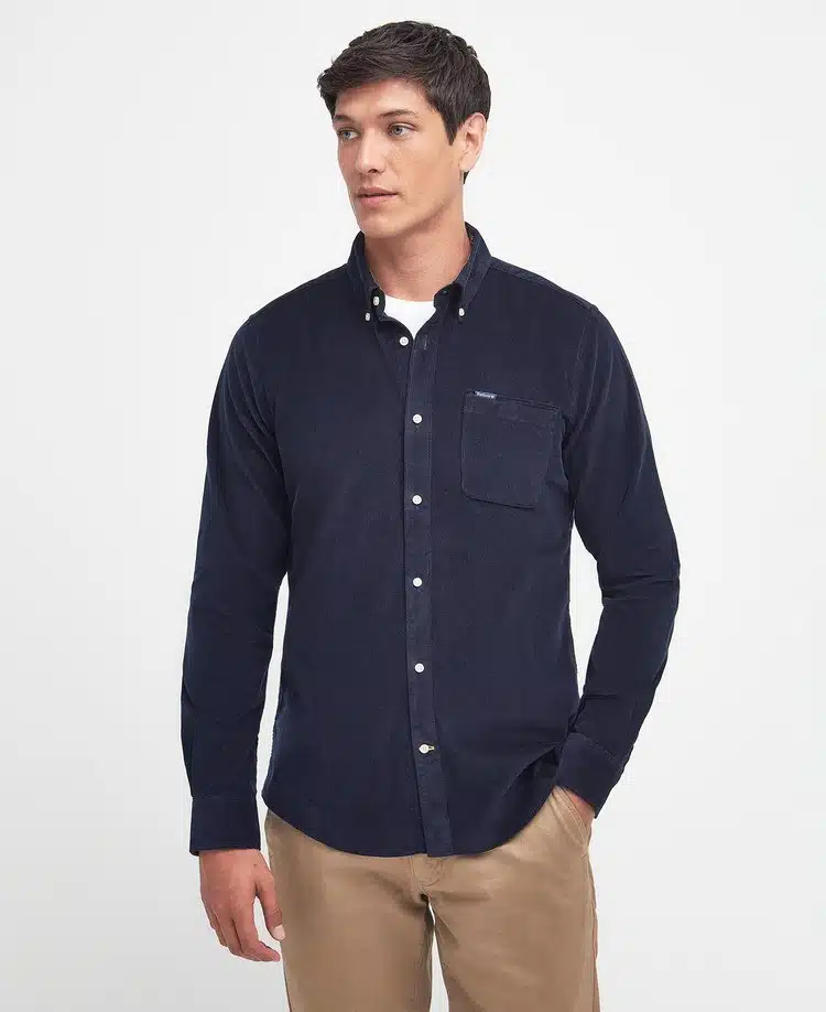 Chemise Ramsey Bleu marine Barbour