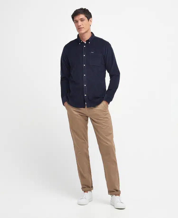 Chemise Ramsey Bleu marine Barbour