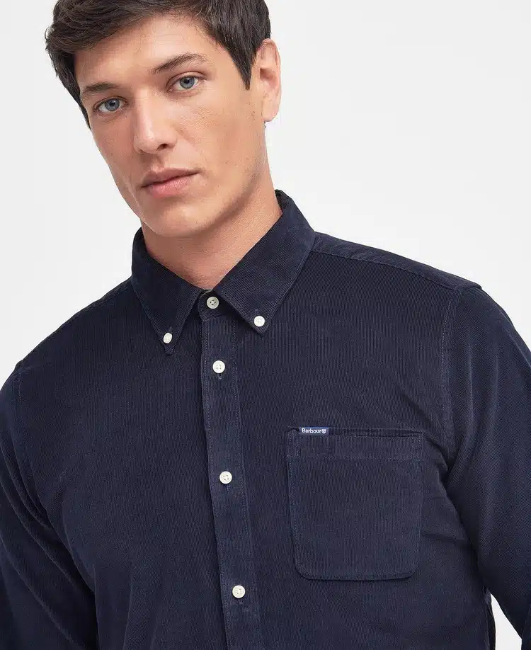 Chemise Ramsey Bleu marine Barbour