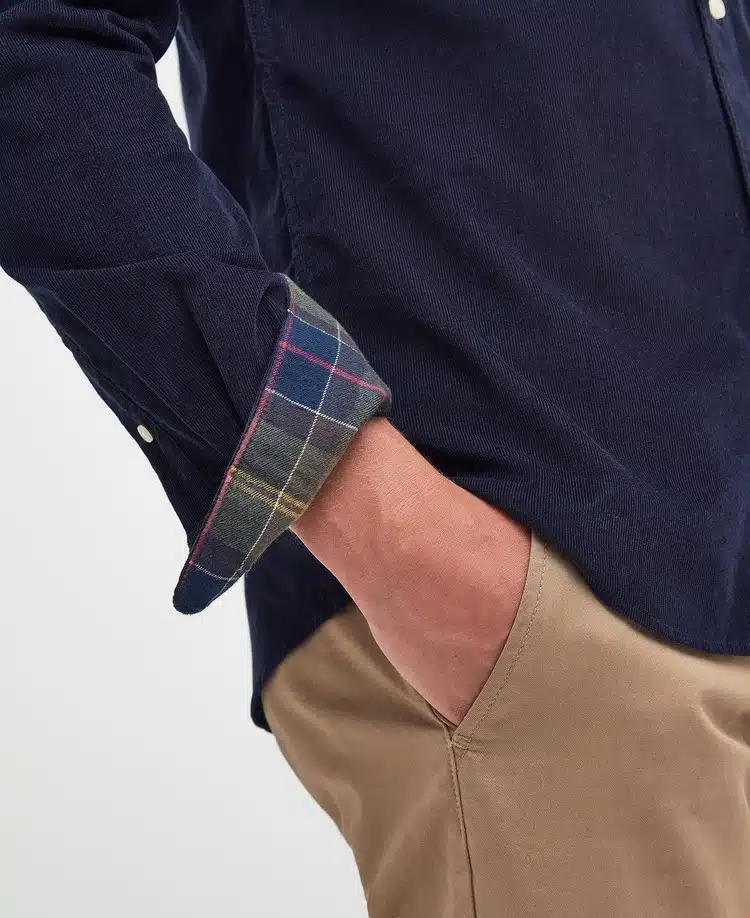 Chemise Ramsey Bleu marine Barbour