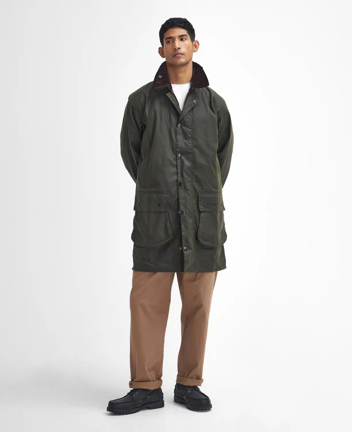 Veste huilée Border Barbour