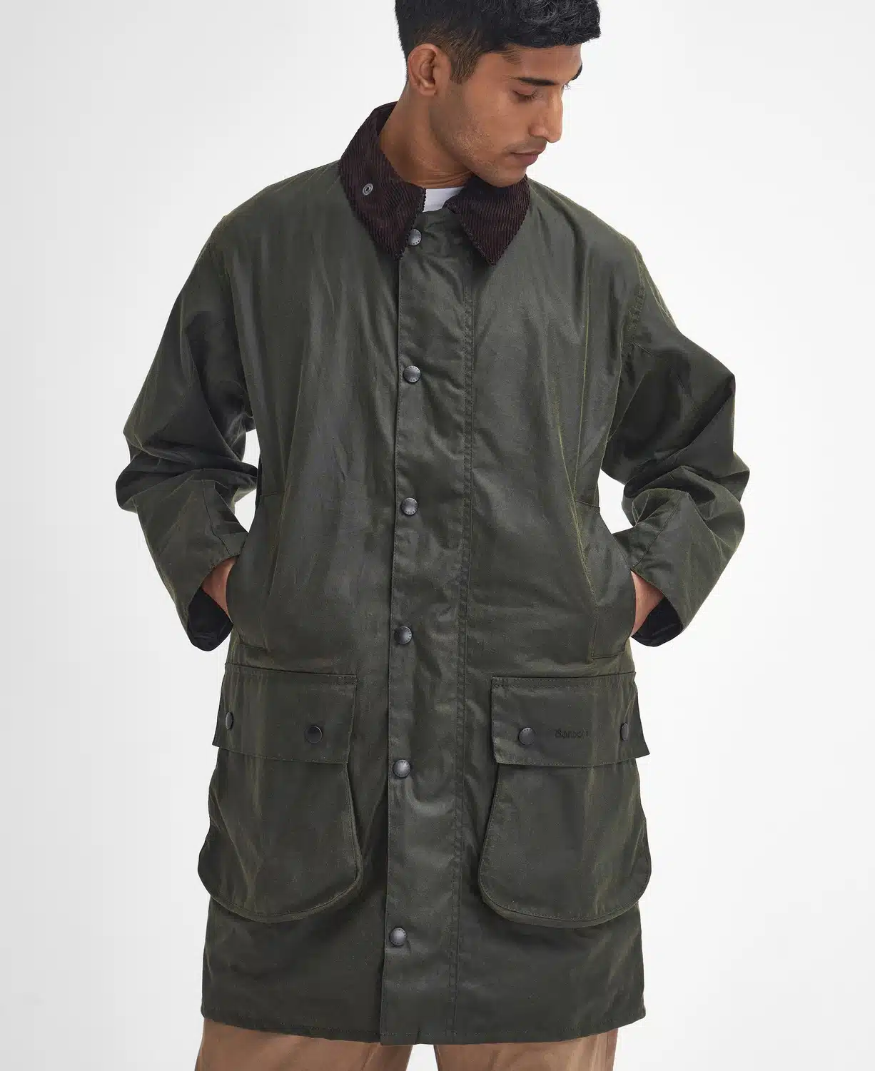 Veste huilée Border Barbour