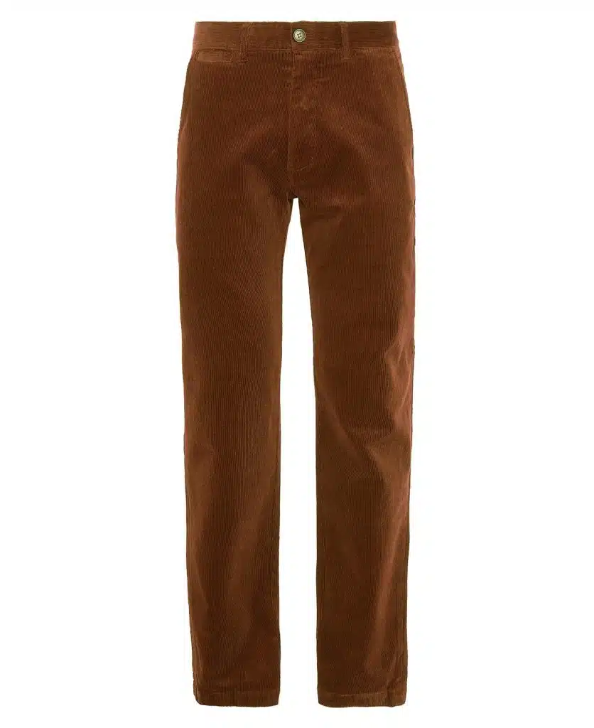 Pantalon en velours côtelé fauve Stretch Cord Barbour