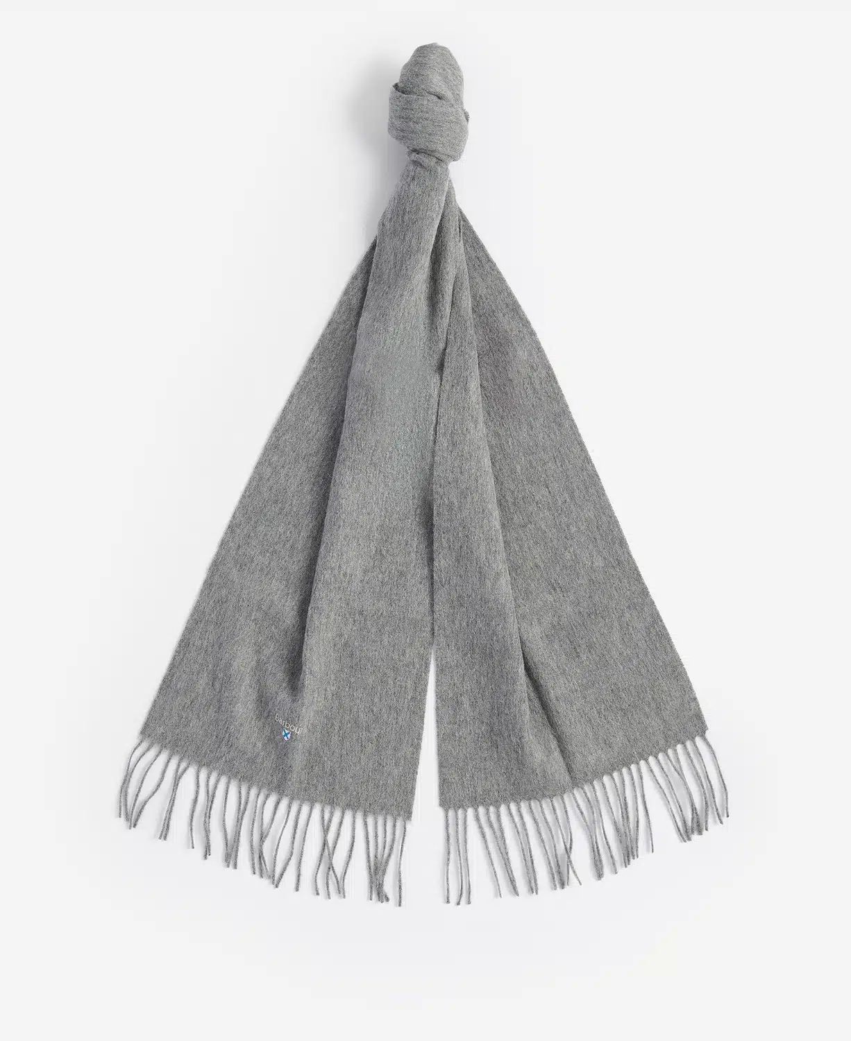 Echarpe en laine d'agneau Barbour Gris