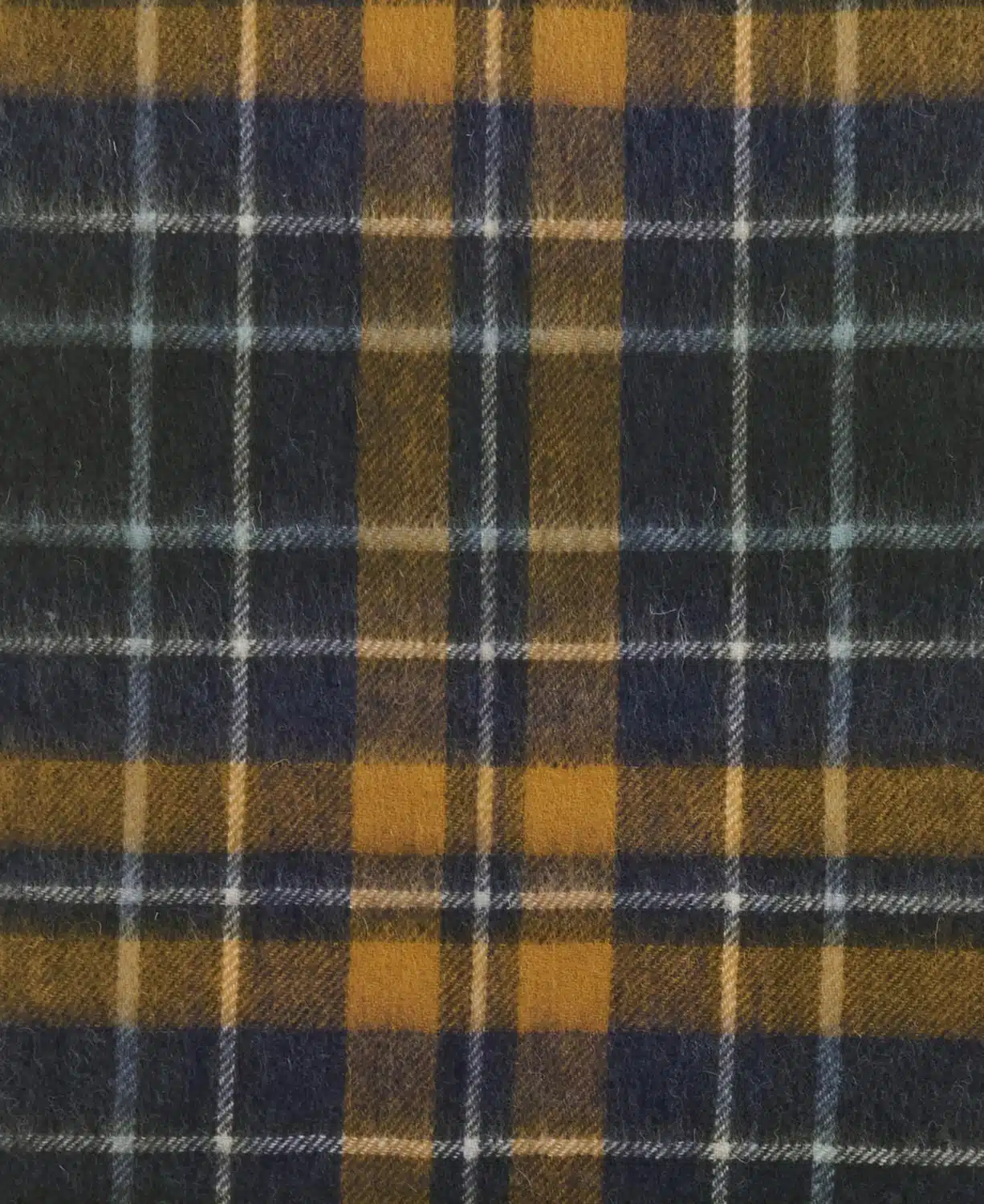 Echarpe en laine d'agneau Barbour forest bronze brown