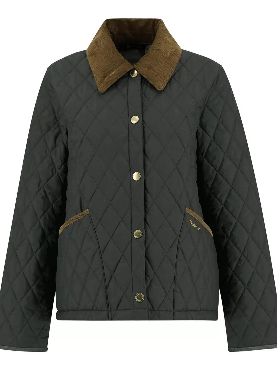 Veste matelassée courte femme vert kaki barbour cropped liddesdale