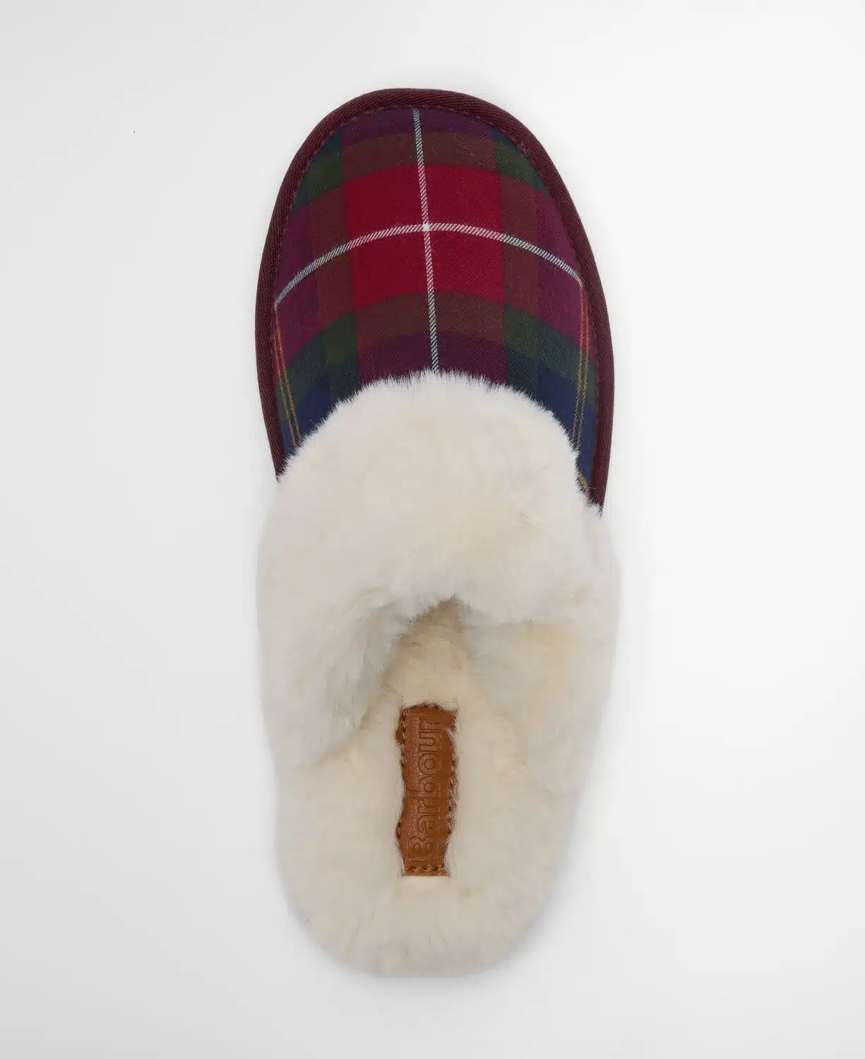 Chaussons fourrés en tartan pour femme barbour Claudia