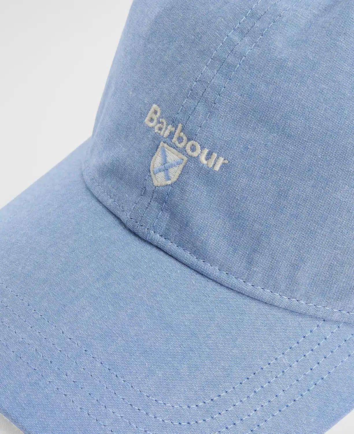 Caquette Nelson Barbour chambray bleu clair