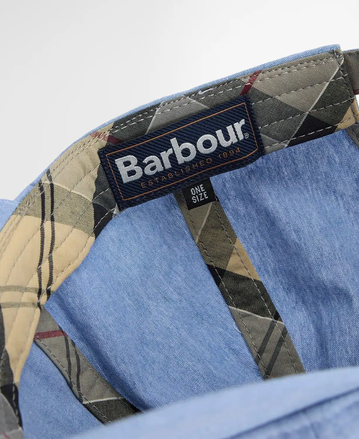 Caquette Nelson Barbour chambray bleu clair