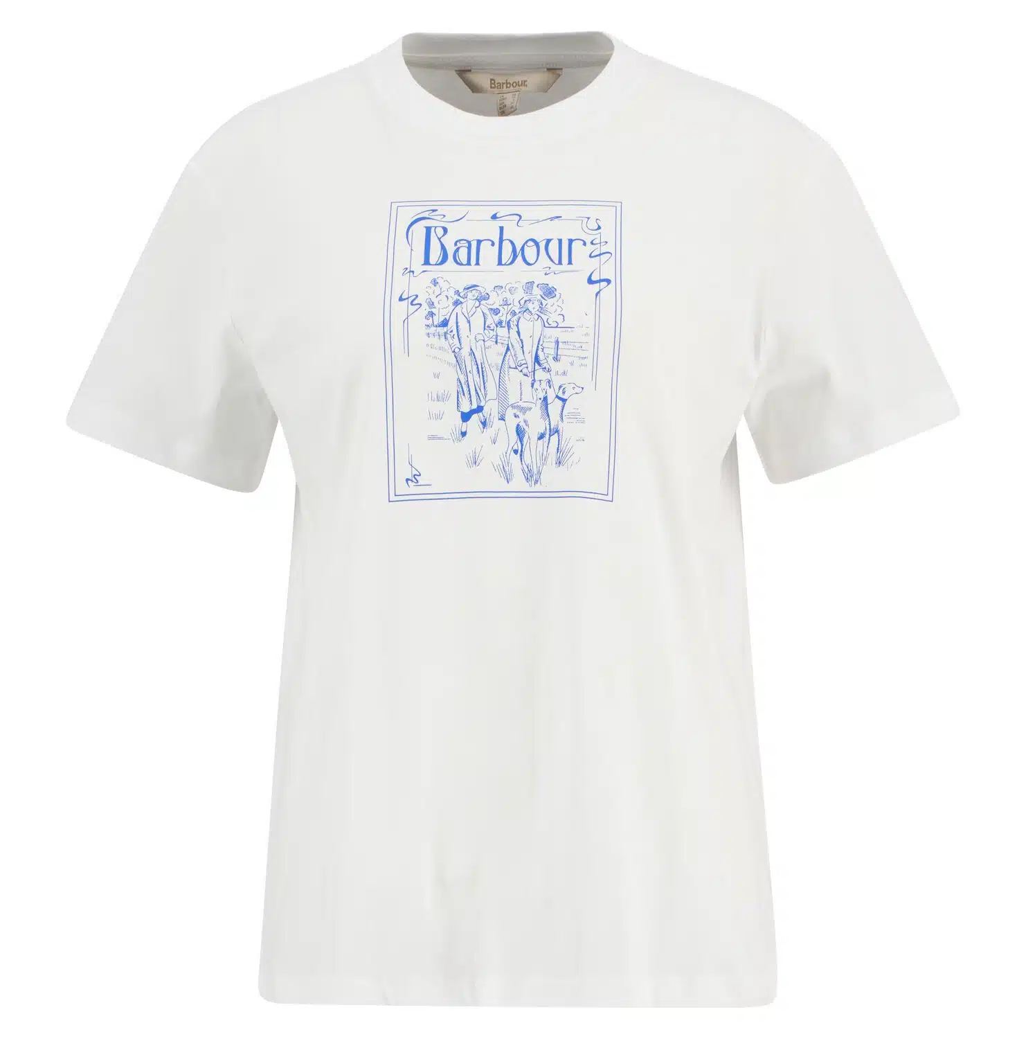 T-shirt femme hambleton Barbour blanc