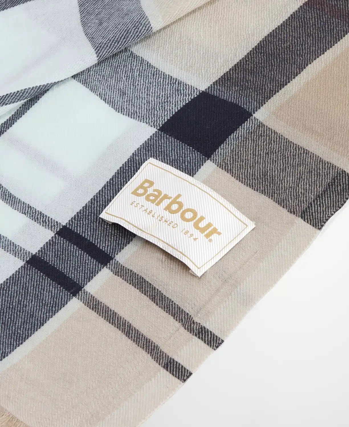 Echarpe en pashmina tartan Verona Barbour