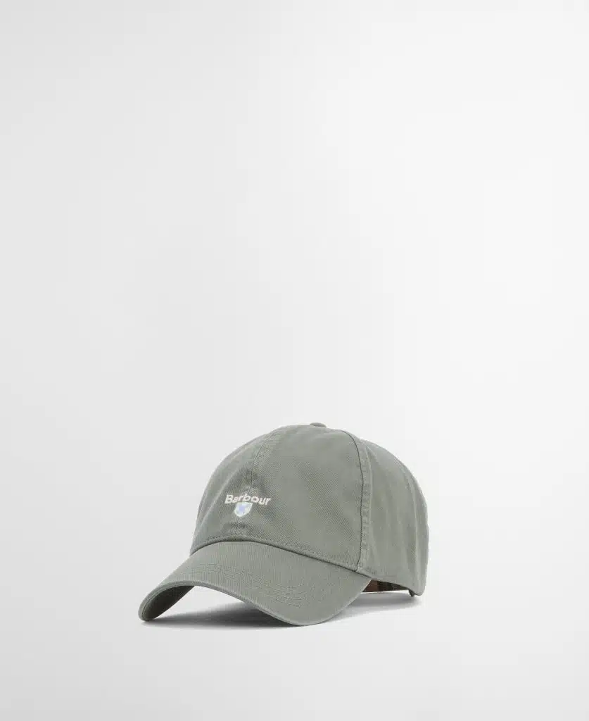 Casquette barbour cascade en coton agave green