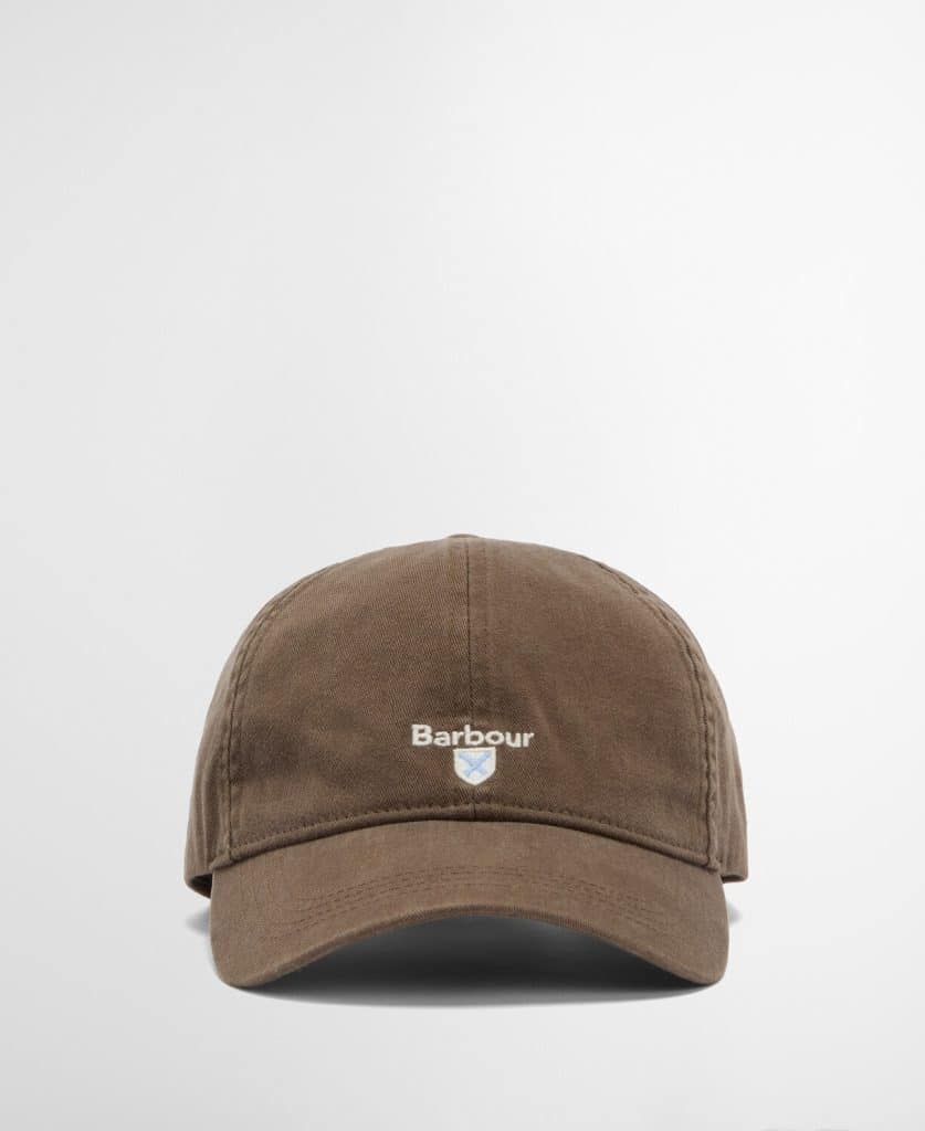 casquette Barbour cascade en coton vert olive kaki