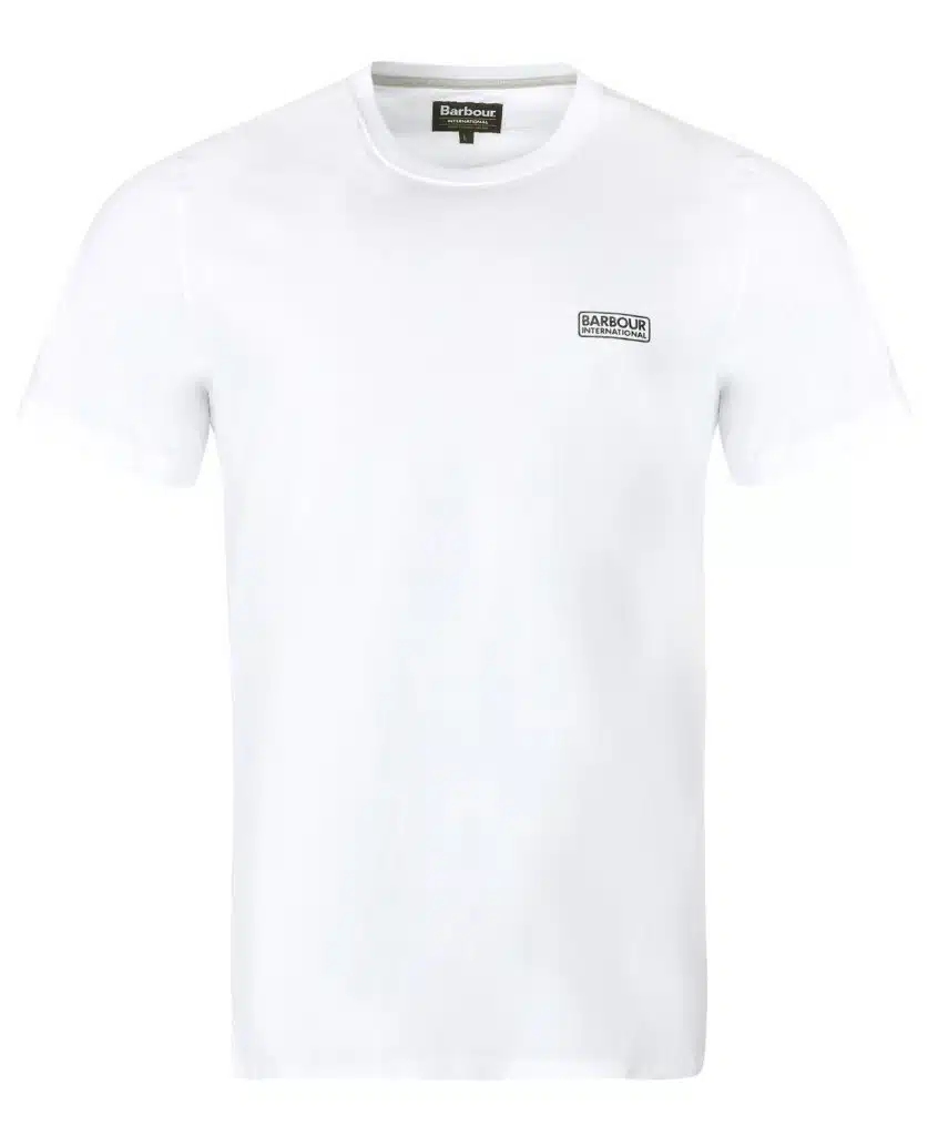 T-shirt homme Small Logo Barbour International blanc