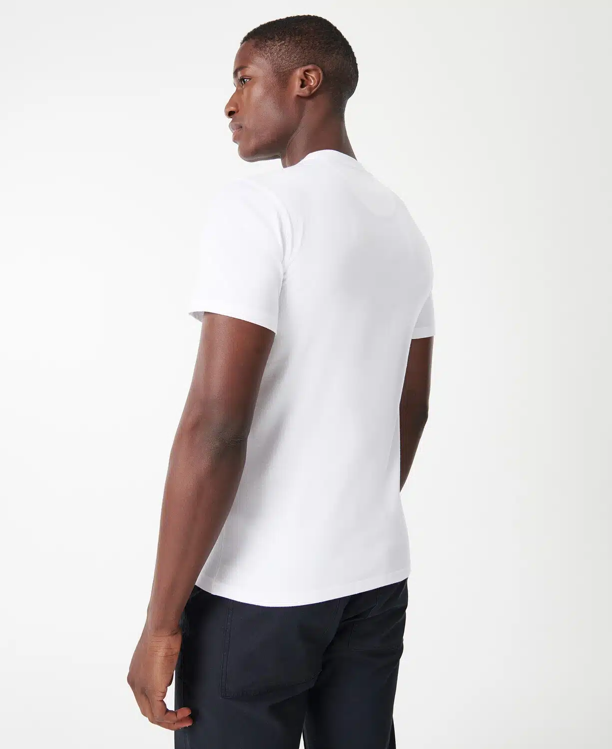 T-shirt homme Small Logo Barbour International blanc
