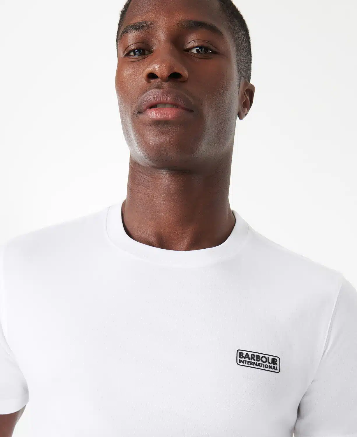 T-shirt homme Small Logo Barbour International blanc