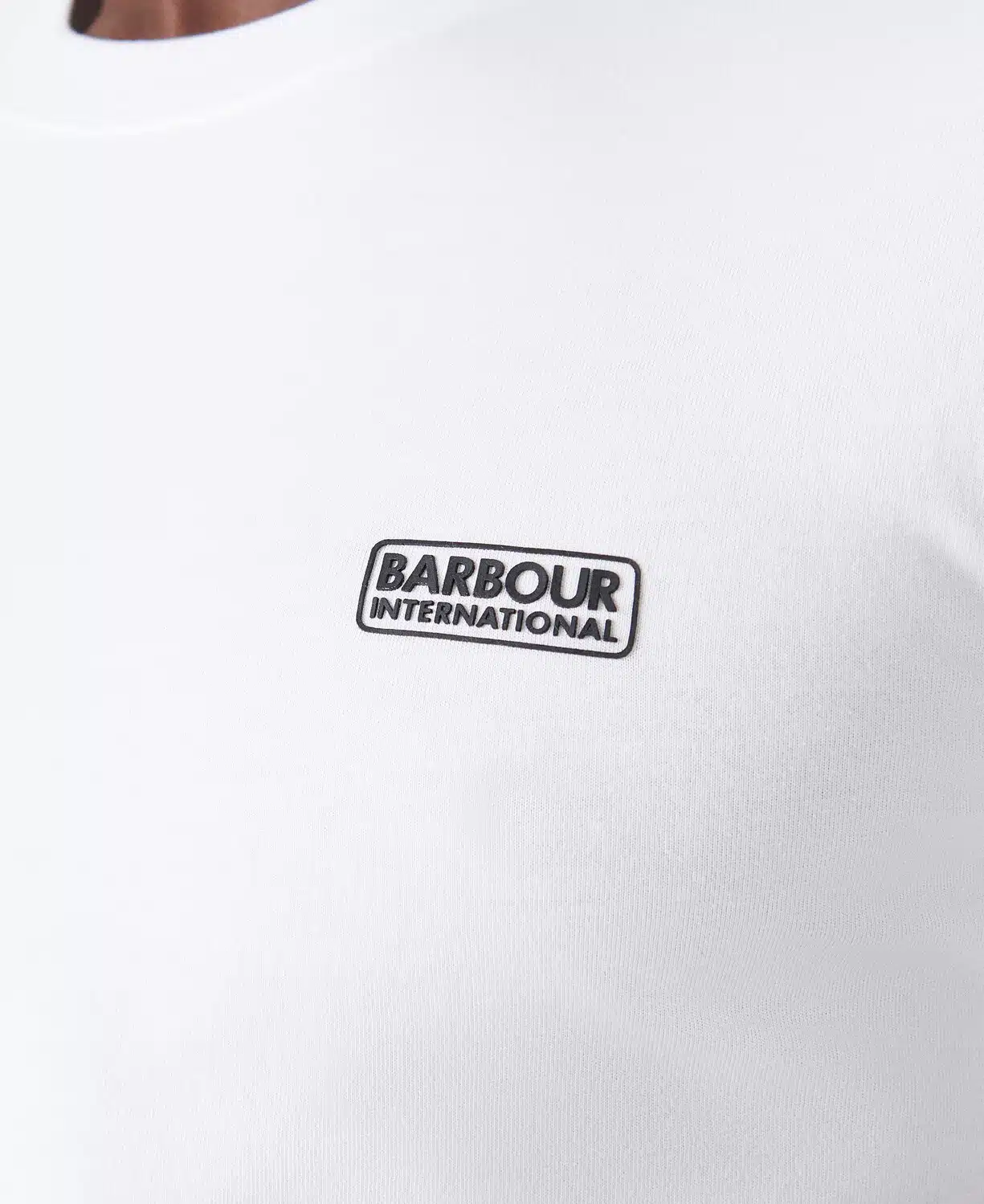 T-shirt homme Small Logo Barbour International blanc