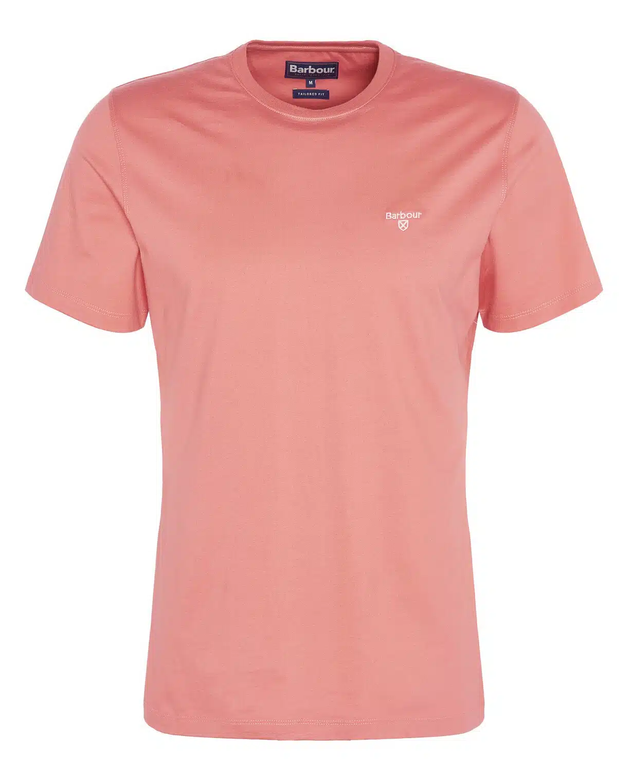 T-shirt essential sports logo Barbour pink clay