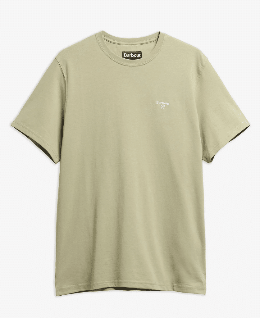T-shirt essential sports logo Barbour sea green