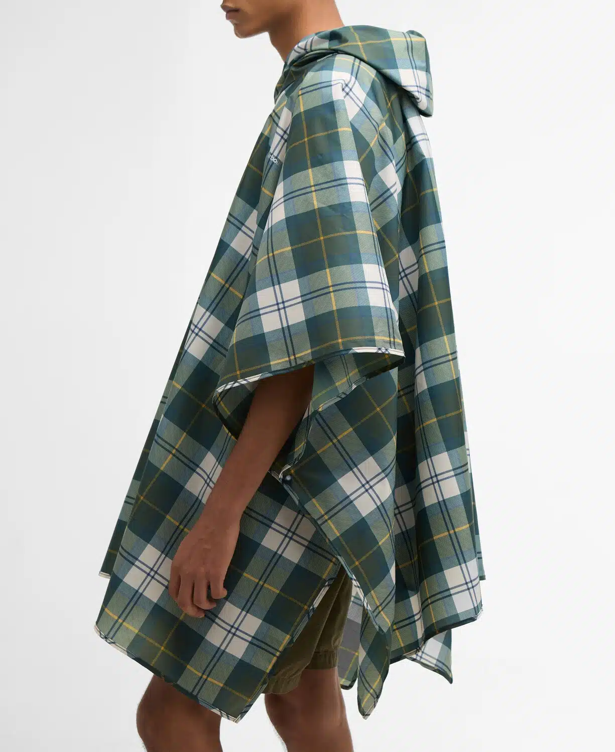 Poncho en tartan imperméable Barbour
