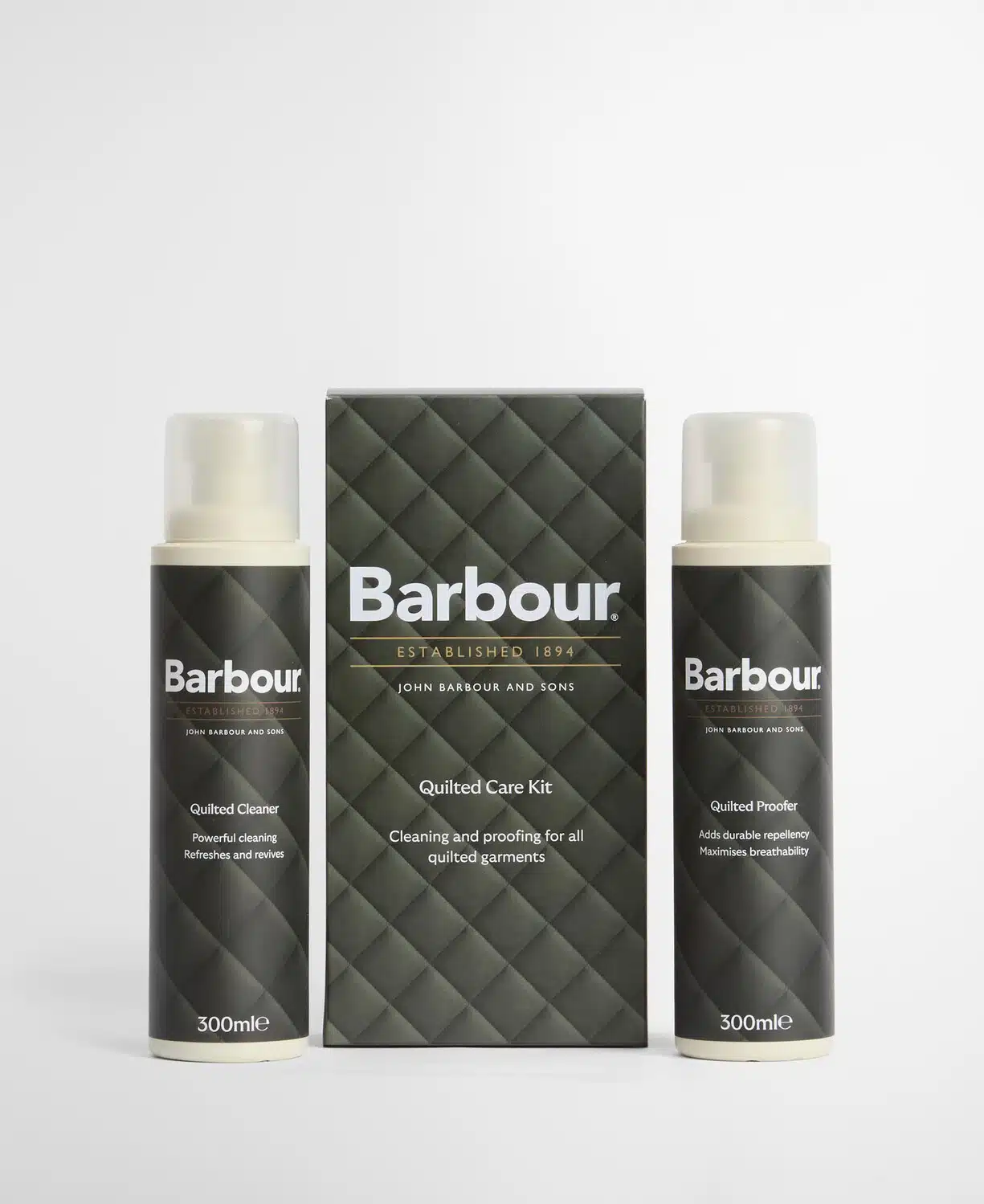 Kit d'entretien des vestes matelassées Barbour