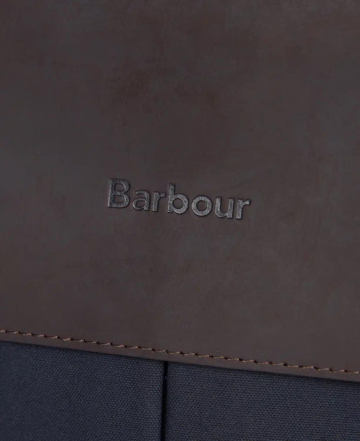 Malette en cuir et coton huilé Barbour