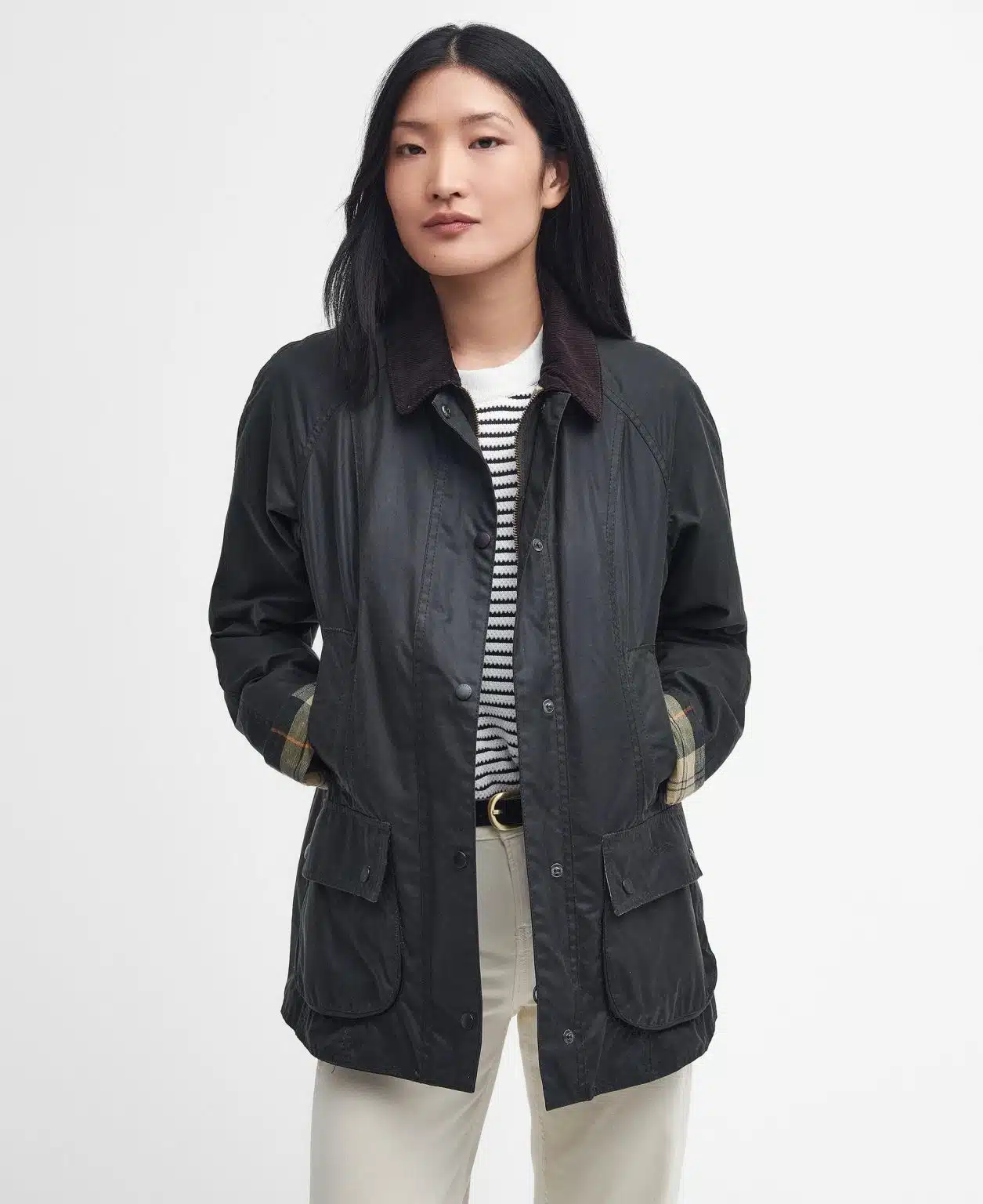 Veste Barbour Beadnell femme vert sage