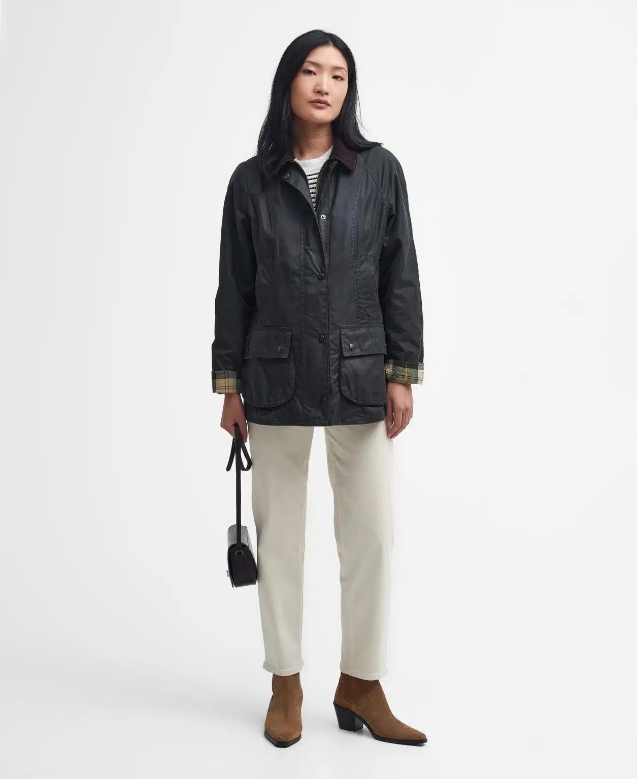 Veste Barbour Beadnell femme vert sage
