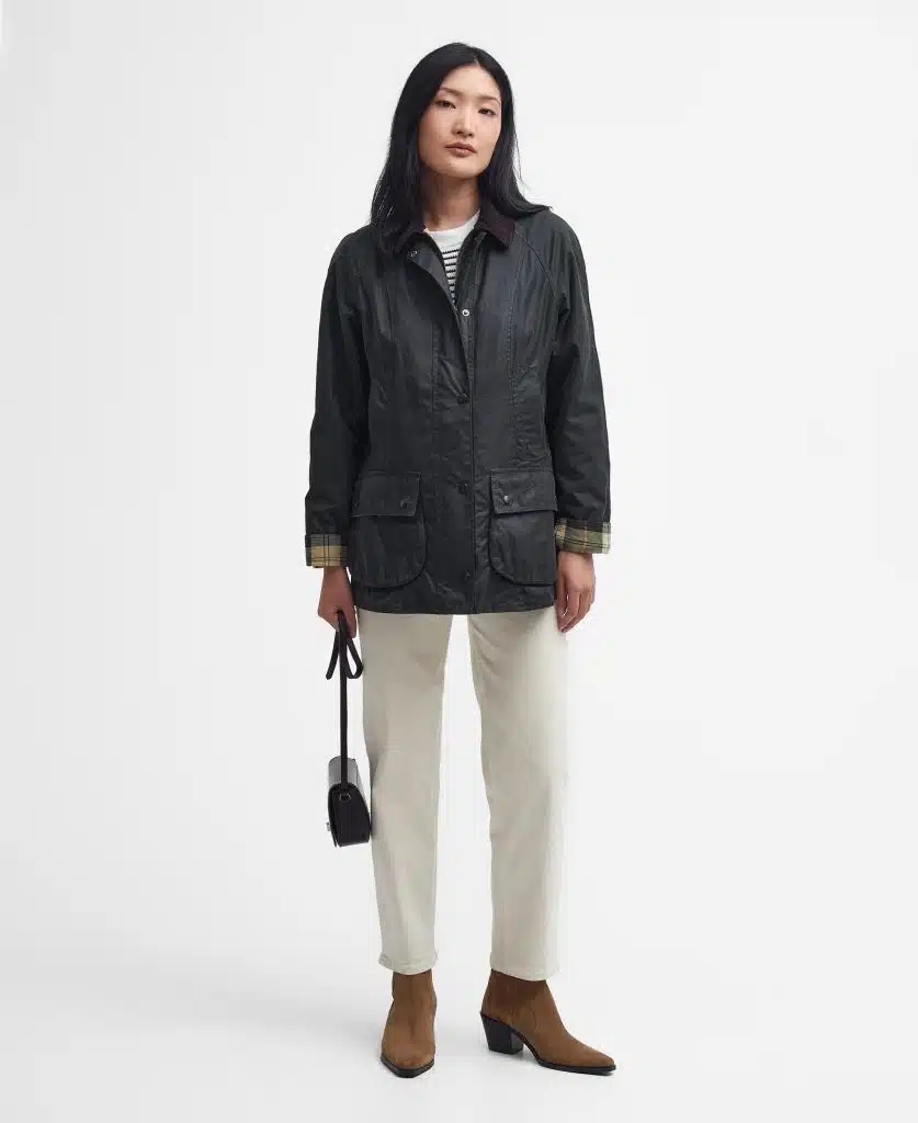 Veste Barbour Beadnell femme vert sage