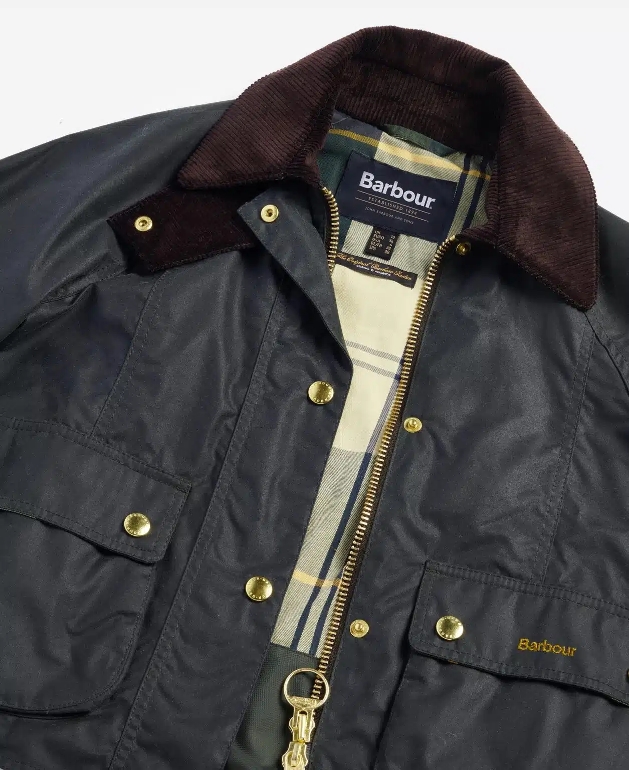 Veste huilée Cropped Beadnell Barbour – Image 17