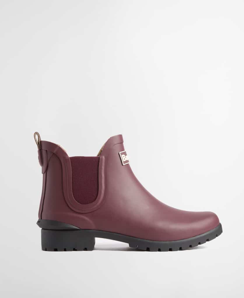 Bottines fourrées Kirkton Barbour pour femme en caoutchouc
