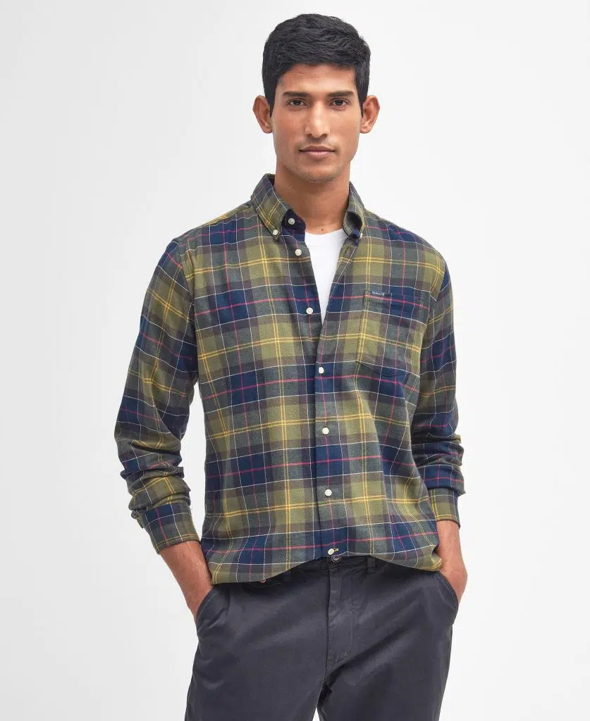 Chemise Barbour Fortrose pour homme en coton à motif tartan