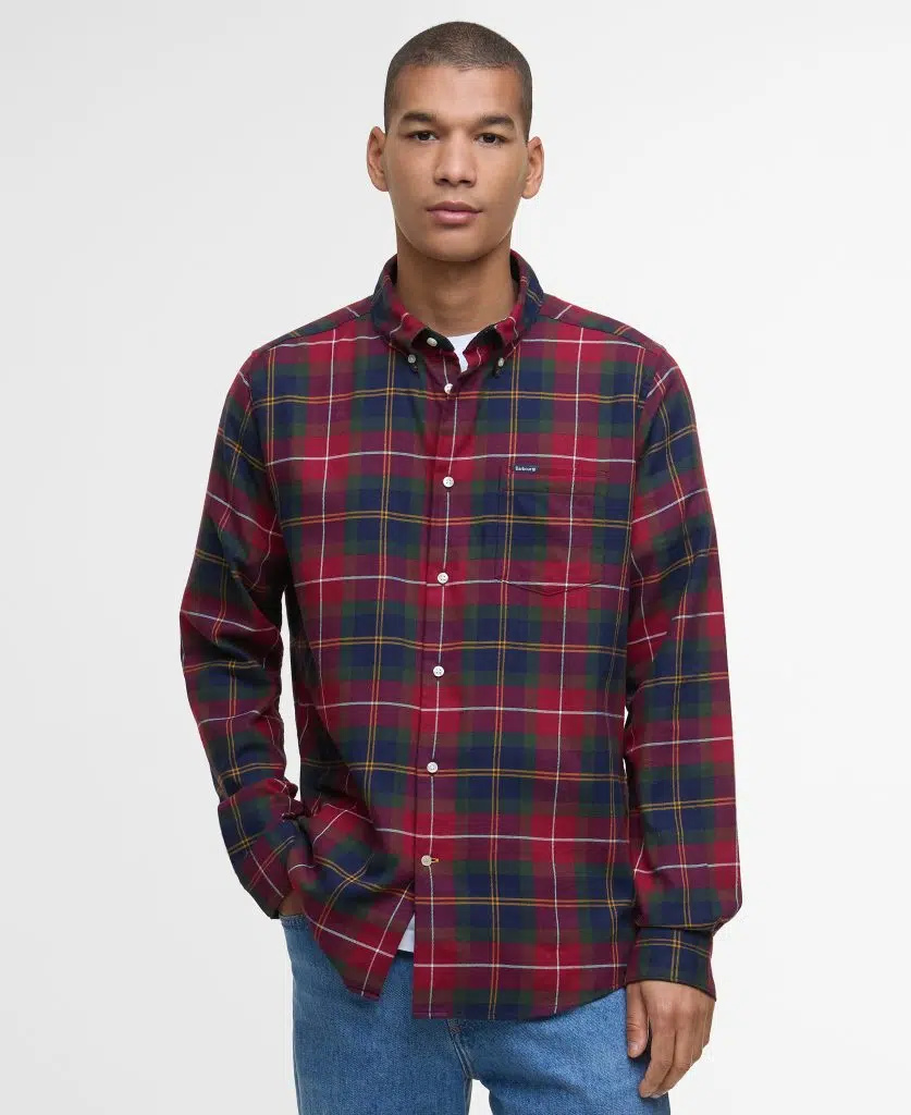 Chemise Barbour Fortrose pour homme en coton à motif tartan