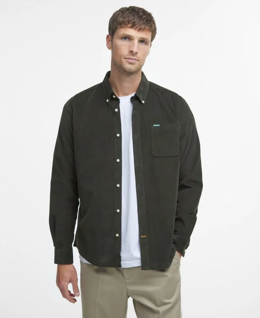 Chemise Barbour Ramsey homme en velours côtelé