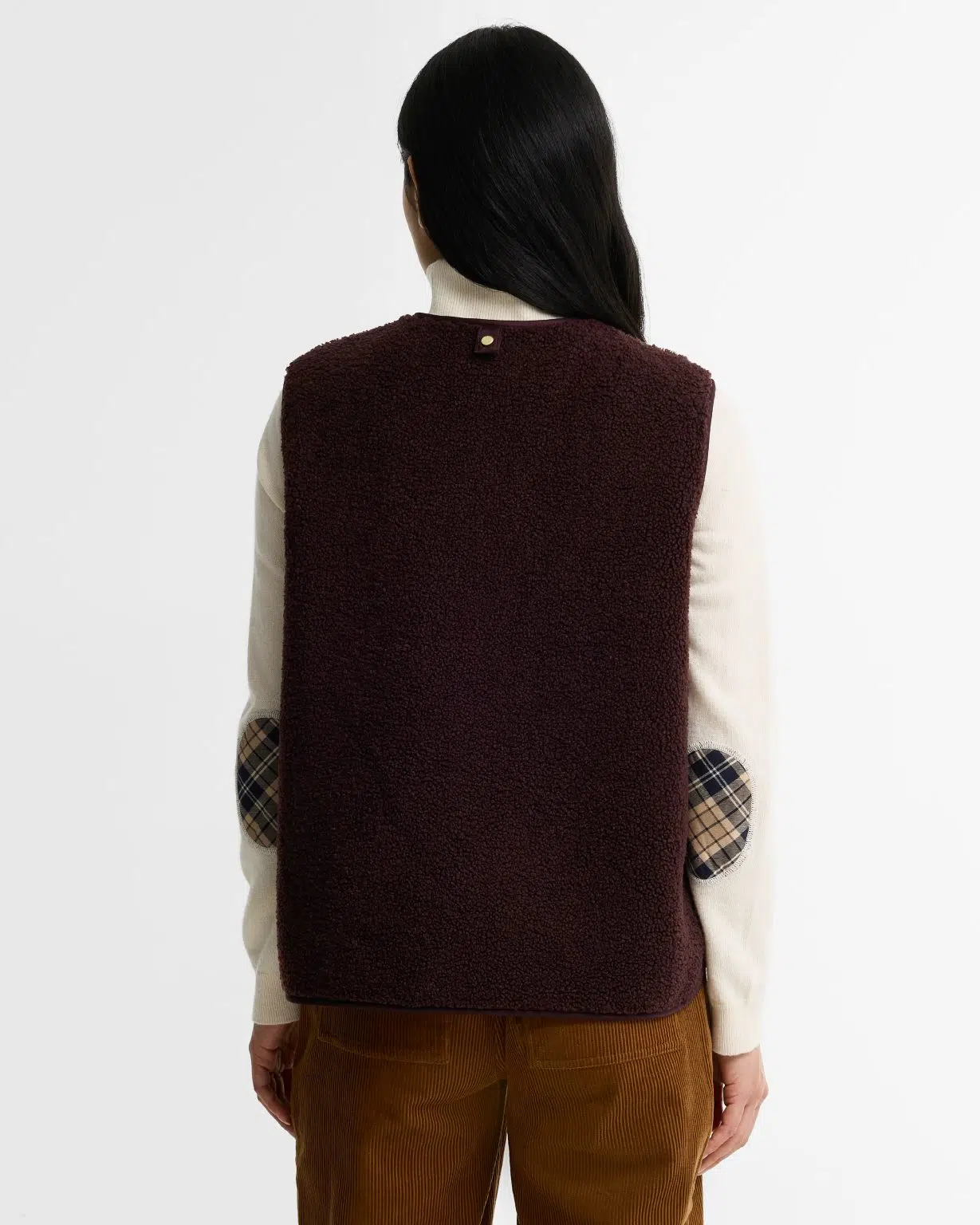 Gilet sans manches Bainford Barbour pour femme en polaire douce et chaude