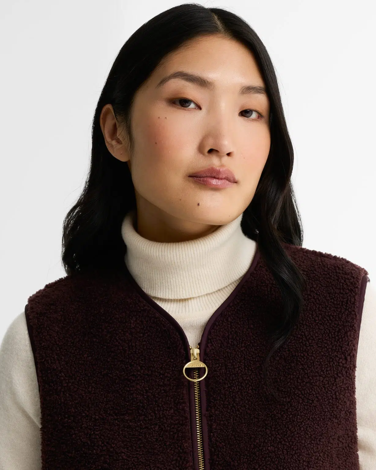 Gilet sans manches Bainford Barbour pour femme en polaire douce et chaude