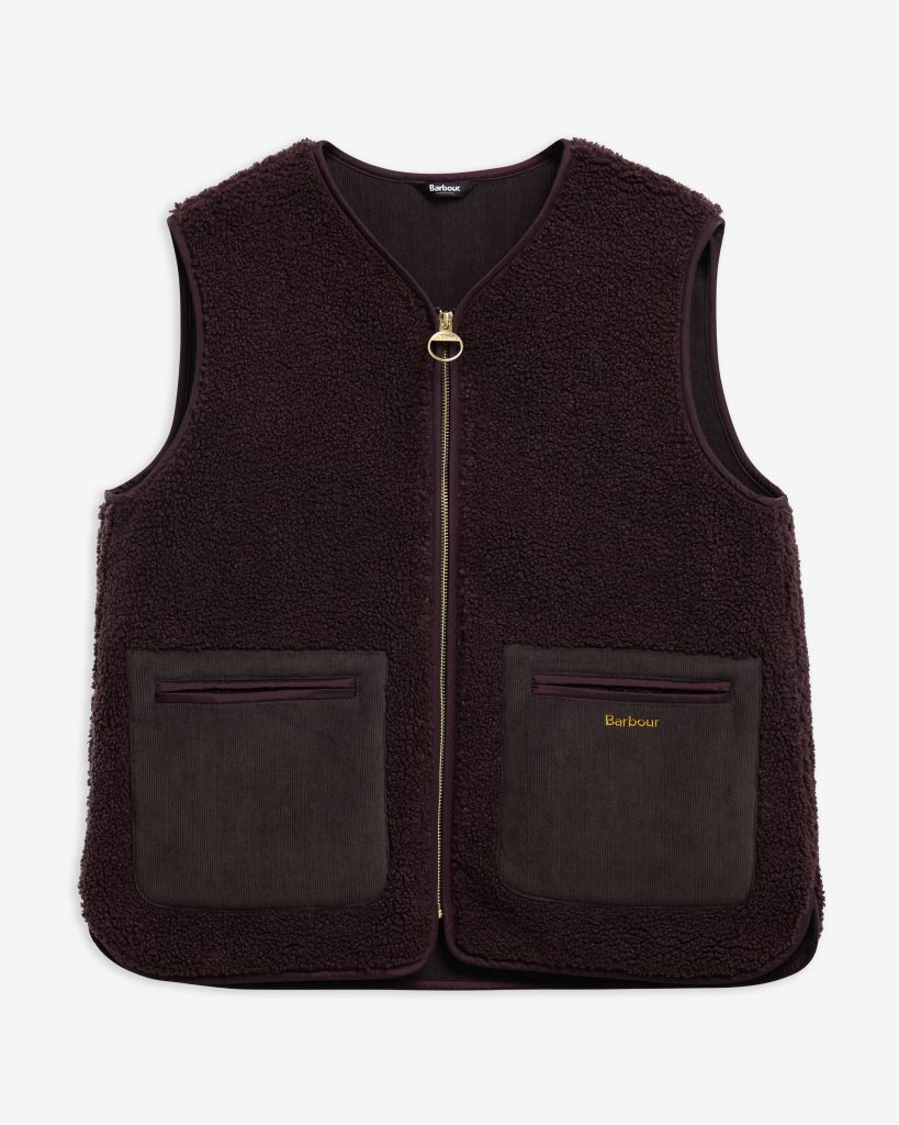 Gilet sans manches Bainford Barbour pour femme en polaire douce et chaude