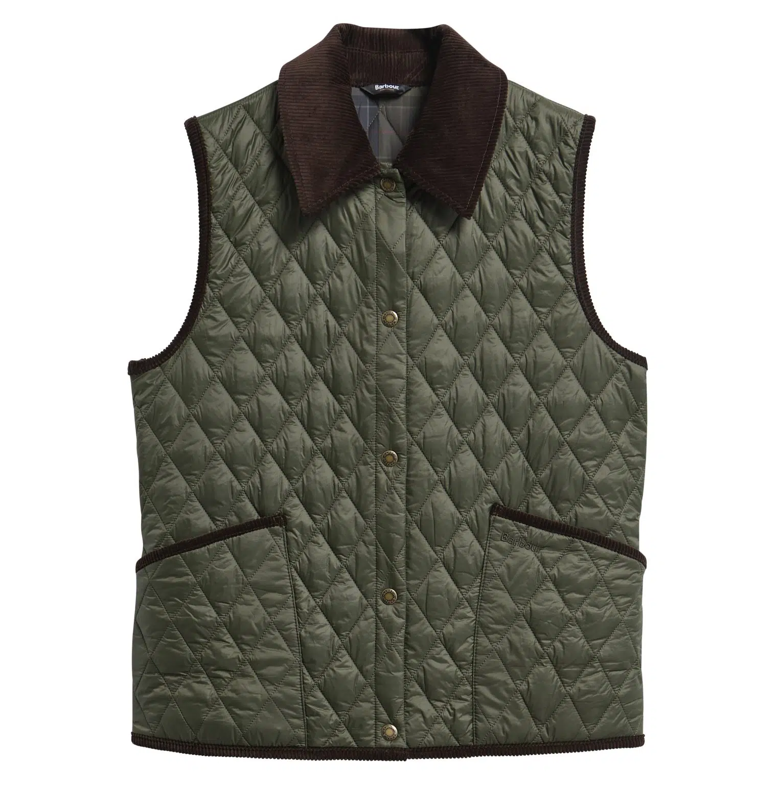 Gilet matelassé Darwen Barbour femme sans manches à coupe ajustable