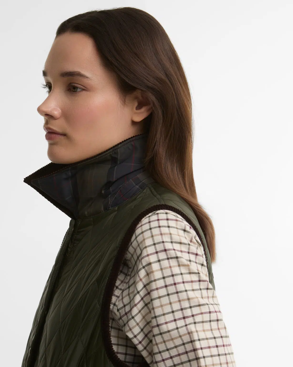 Gilet matelassé Darwen Barbour femme sans manches à coupe ajustable