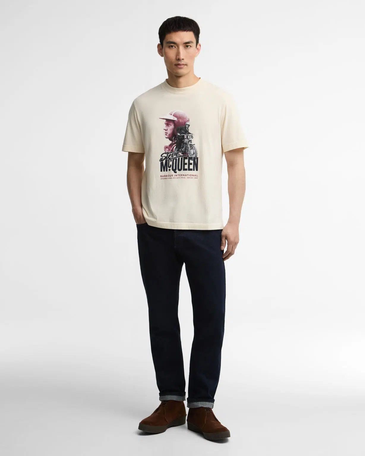 T-shirt SMQ Rainey Graphic Barbour International – Image 5