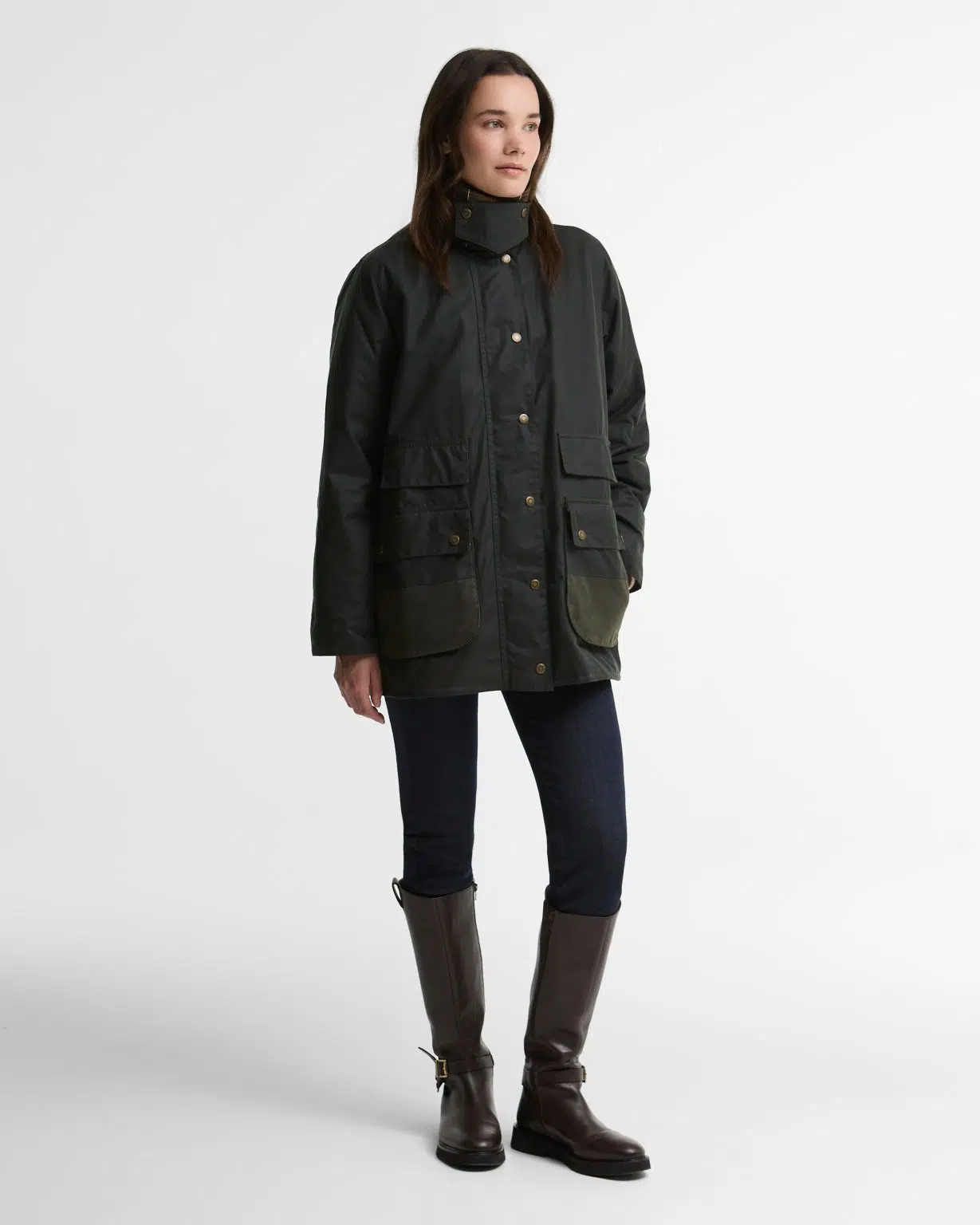 Manteau huilé Modern Border Barbour – Image 8