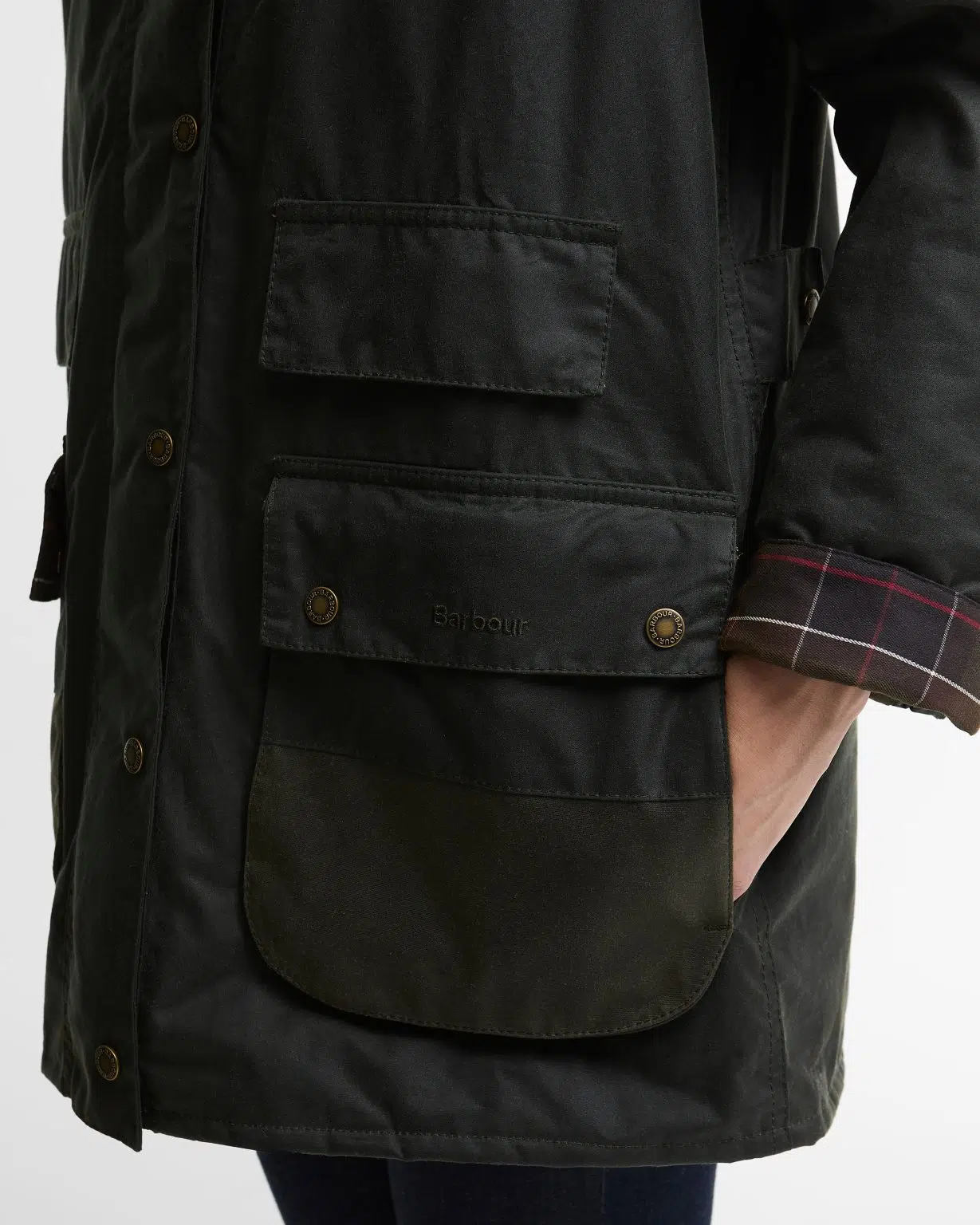Manteau huilé Modern Border Barbour – Image 3