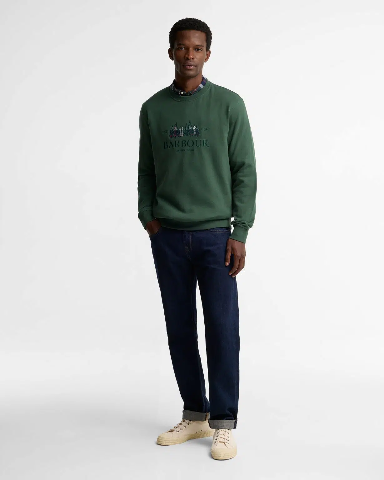 Sweatshirt Evergreen Barbour – Image 5