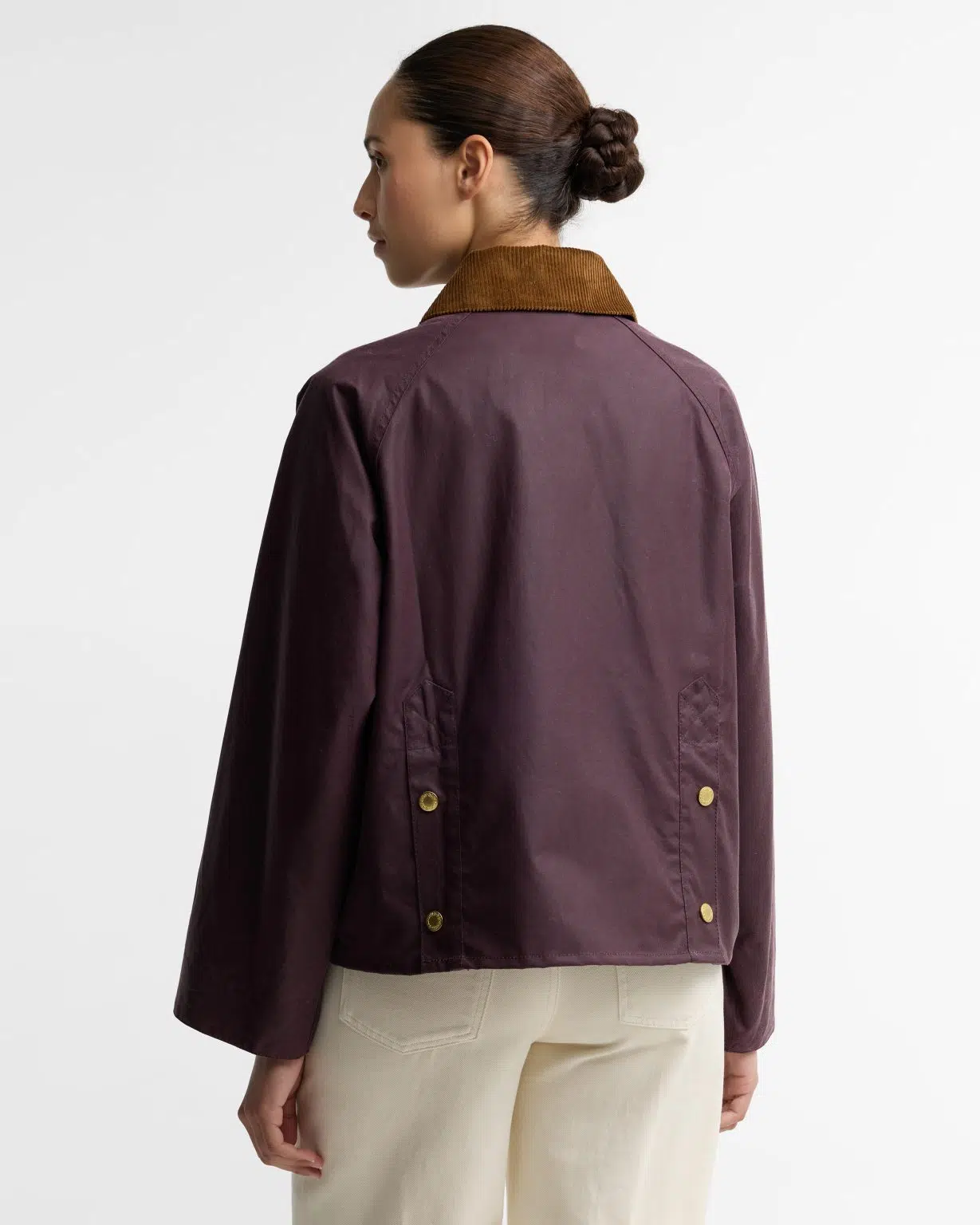Veste huilée Barbour Cottingham pour femme en coton ciré