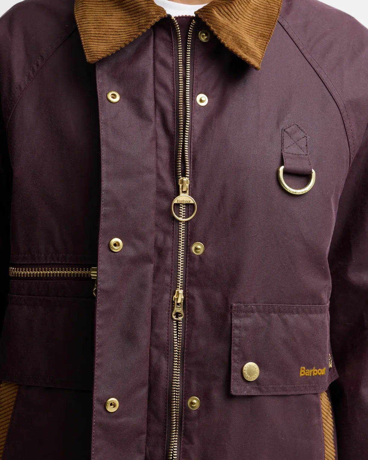 Veste huilée Barbour Cottingham pour femme en coton ciré